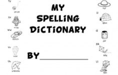My Spelling Dictionary Printable Free | Free Printable - My Spelling Dictionary Printable Free