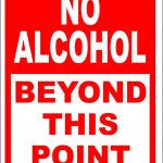 No Alcohol Beyond This Point Sign | "fav. Qoutes " | Pinterest   Free Printable No Guns Allowed Sign