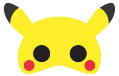 no costume no problem heres a printable pikachu pokemon mask free printable pokemon masks No Costume? No Problem! Heres A Printable Pikachu (Pokemon) Mask - Free Printable Pokemon Masks
