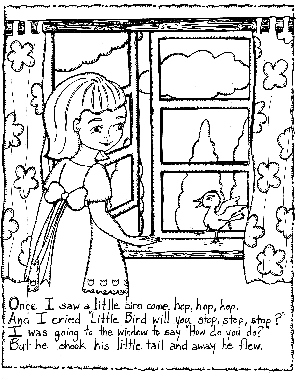 Now Nursery Rhyme Coloring Pages Printable Free Rhymes For Kids #12941 - Free Printable Nursery Rhymes