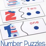 Number Recognition Puzzles   Free Printables   Free Printable Number Posters