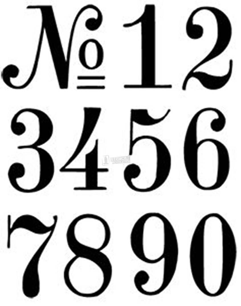 Number Stencils | Crafts | Pinterest | Number Stencils, Letter - Free Printable 3 Inch Number Stencils