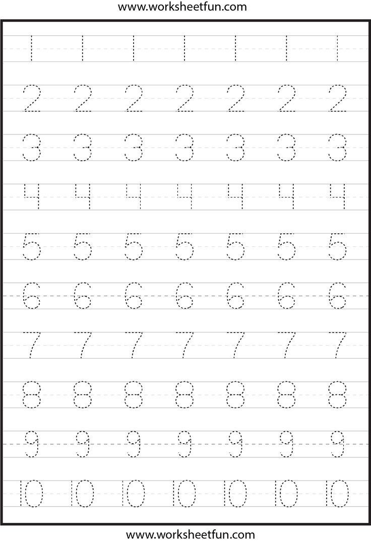 Free Printable Tracing Numbers 1 20 Worksheets Free Printable