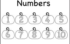 numbers 1 10 pumpkin coloring worksheet free printable free printable numbers 1 10 Numbers 1-10 – Pumpkin Coloring Worksheet / Free Printable - Free Printable Numbers 1 10