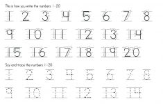 Numbers 1 50 Math Tracing Math Number Worksheets 1 2 For Preschool - Free Printable Tracing Numbers 1 50