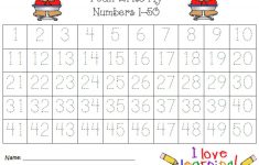 numbers 1 50 worksheets for kindergarten download them and try to free printable tracing numbers 1 50 Numbers 1 50 Worksheets For Kindergarten | Download Them And Try To - Free Printable Tracing Numbers 1 50