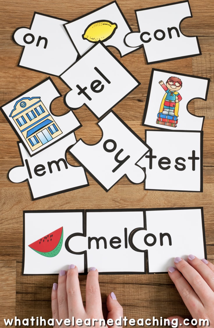 Open And Closed Syllables Games And Activities - Free Printable Open And Closed Syllable Worksheets