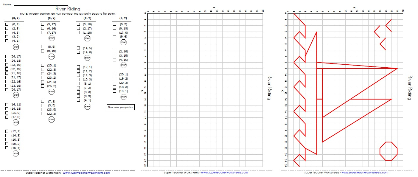 Ordered Pairs And Coordinate Plane Worksheets - Free Printable Coordinate Plane Pictures