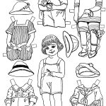 Paper Dolls And Paper Doll Dresses – Printable From Kid Fun –   Printable Paper Dolls To Color Free
