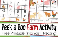 Peek A Boo Farm Animal Activity And Free Printable – – Free Printable Farm Animals