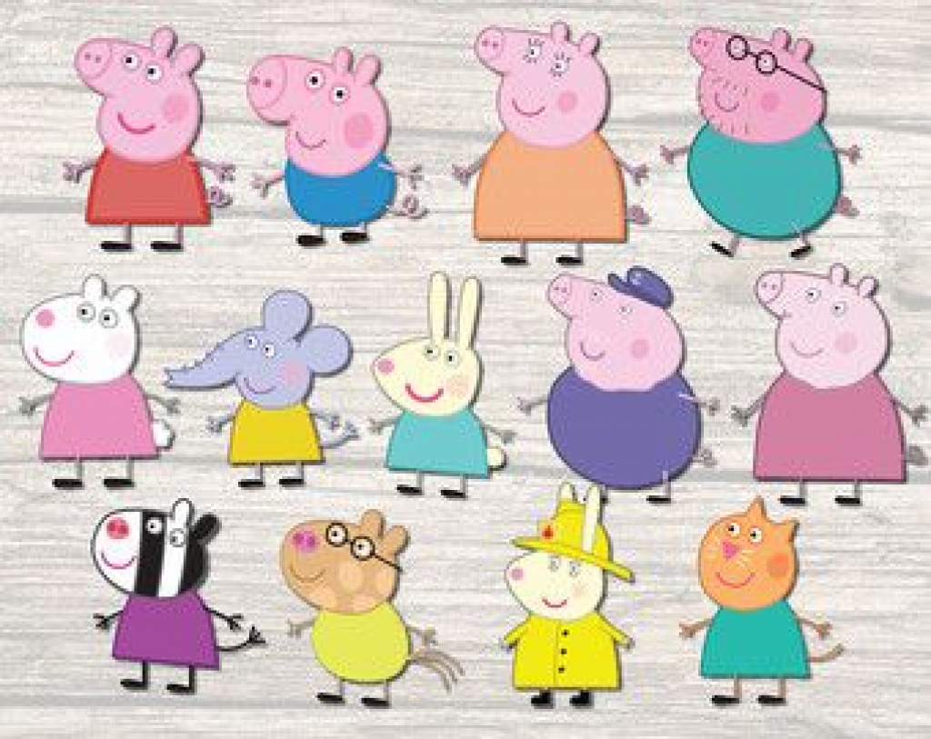 Peppa Pig Character Free Printable Images - Google Search | Birthday - Peppa Pig Character Free Printable Images
