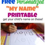 Perfect For Preschool Name Tracing Worksheets And Name Learning   Free Printable Name Tracing Worksheets