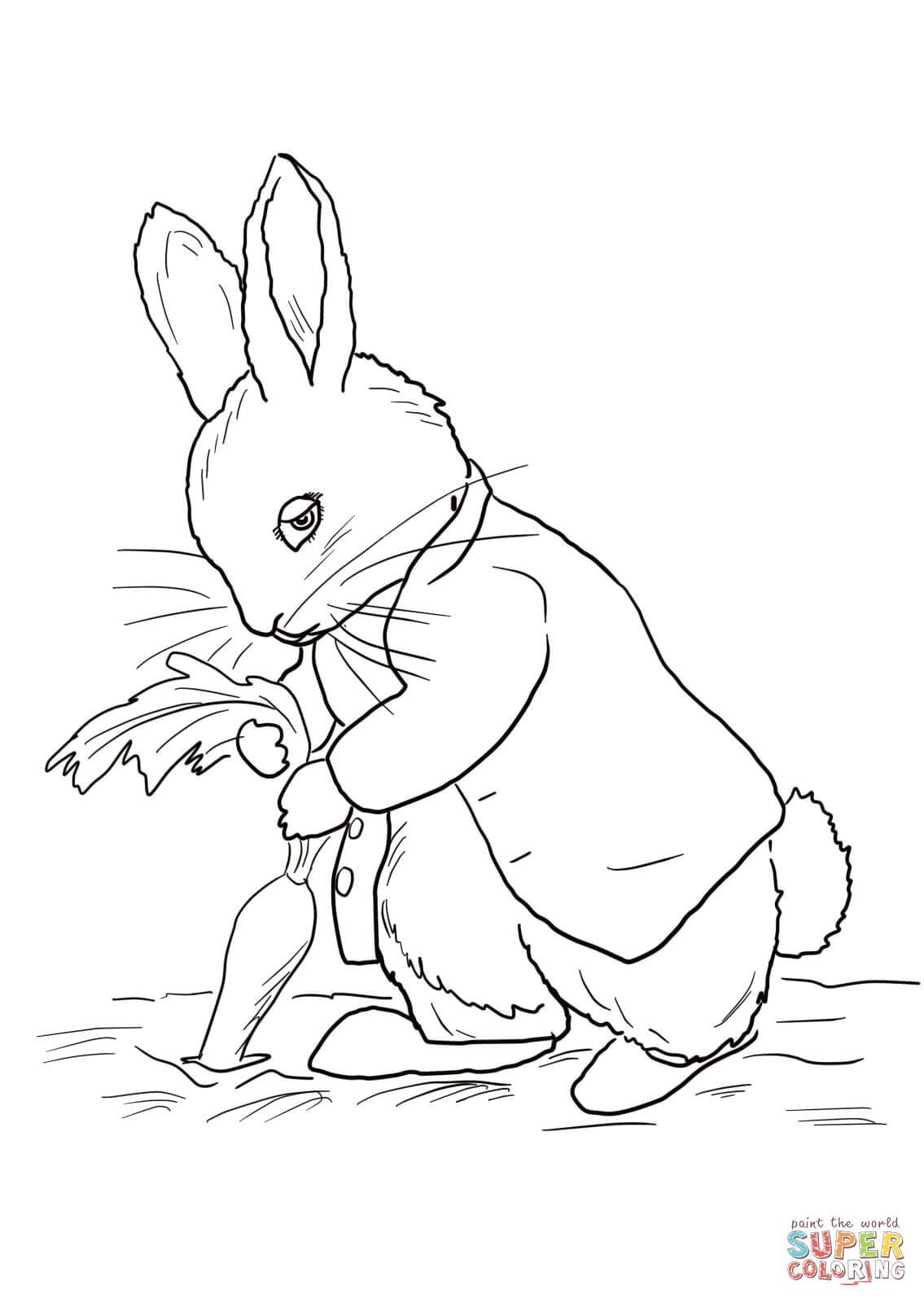 Peter Rabbit Coloring Pages - Coloringtop | Embroidery/ Animals - Free Printable Peter Rabbit Coloring Pages