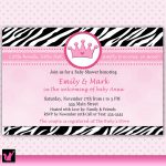 Photo : Baby Zebra Baby Shower Invitations Image   Free Printable Zebra Baby Shower Invitations