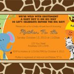 Photo : Jungle Baby Shower Invitations Image   Free Printable Jungle Safari Baby Shower Invitations