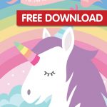 Pin The Horn On The Unicorn Free Printable   Bright Star Kids   Unicorn Name Free Printable