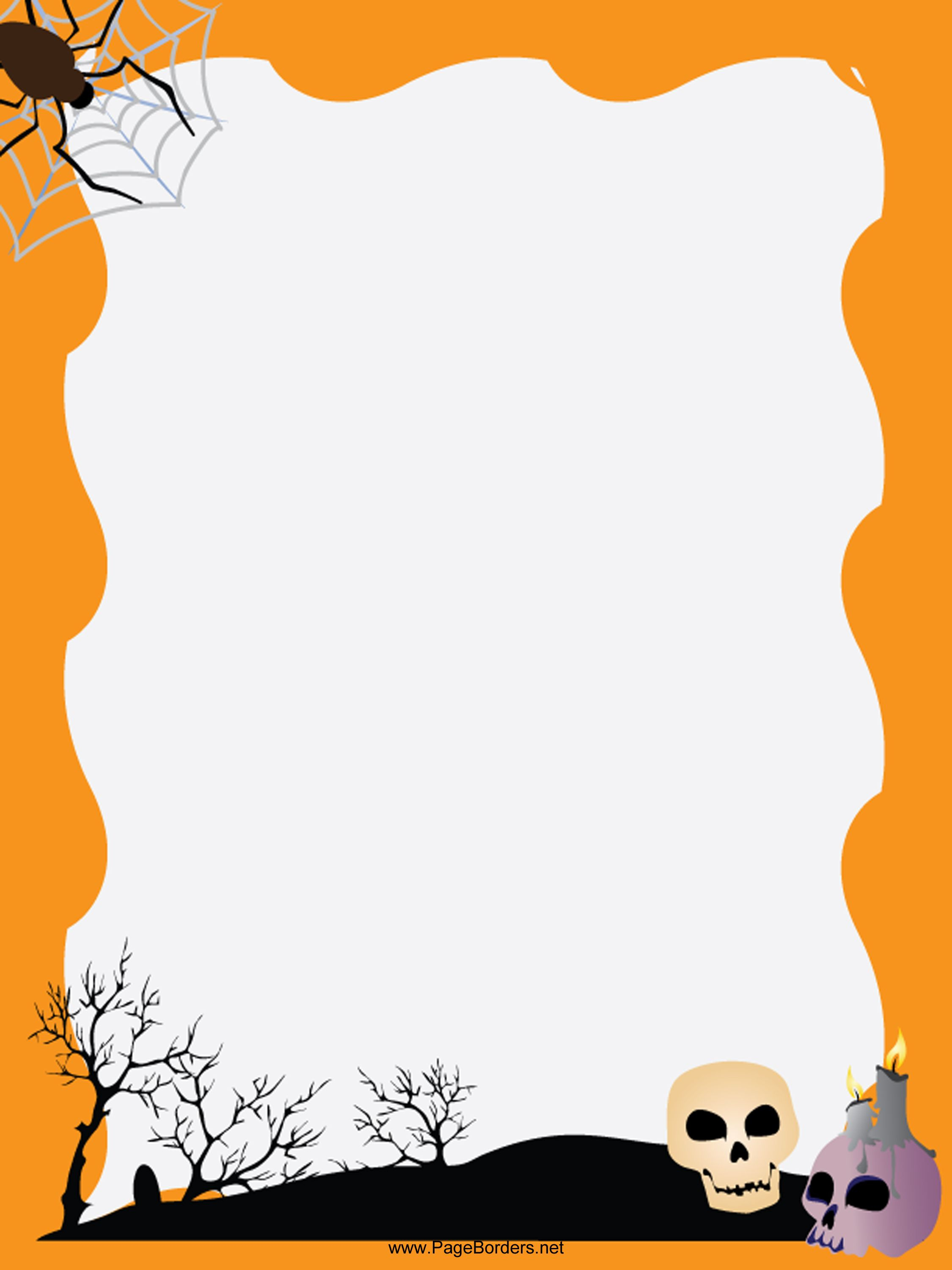 Pinerica Hall On Smash Books | Pinterest | Halloween Borders - Free Printable Halloween Stationery Borders