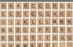 Pinkathee Wheeler On Cards - Birthday | Scrabble Wall, Giant - Free Printable Scrabble Tiles
