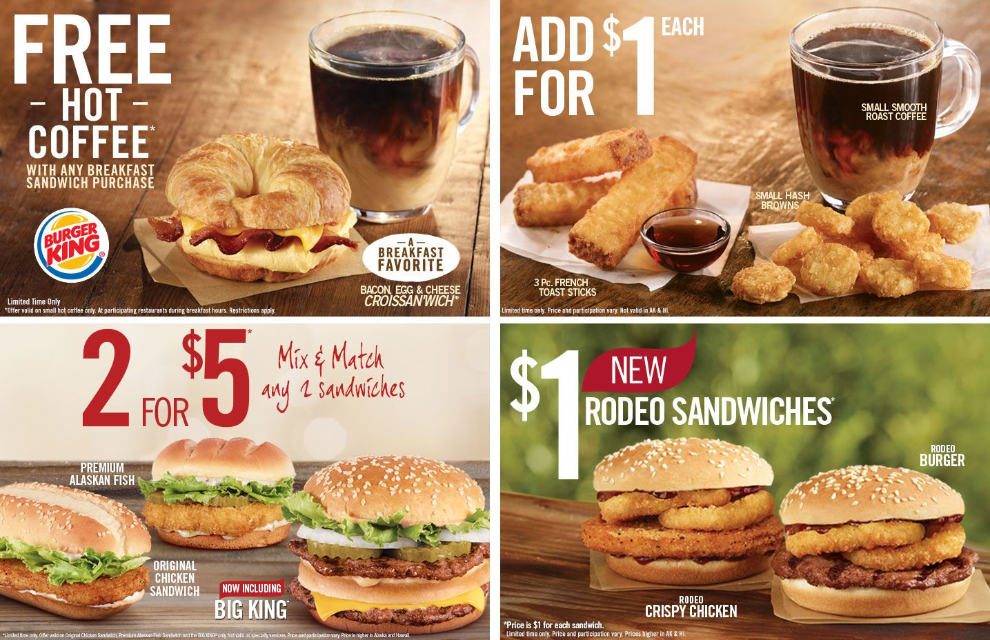 Pinned January 5Th: Free #coffee With #breakfast And More At Burger - Burger King Free Coupons Printable