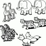 Pinrobin Batten On Coloring Pages | Noahs Ark Craft, Zoo Animal   Free Printable Farm Animal Cutouts