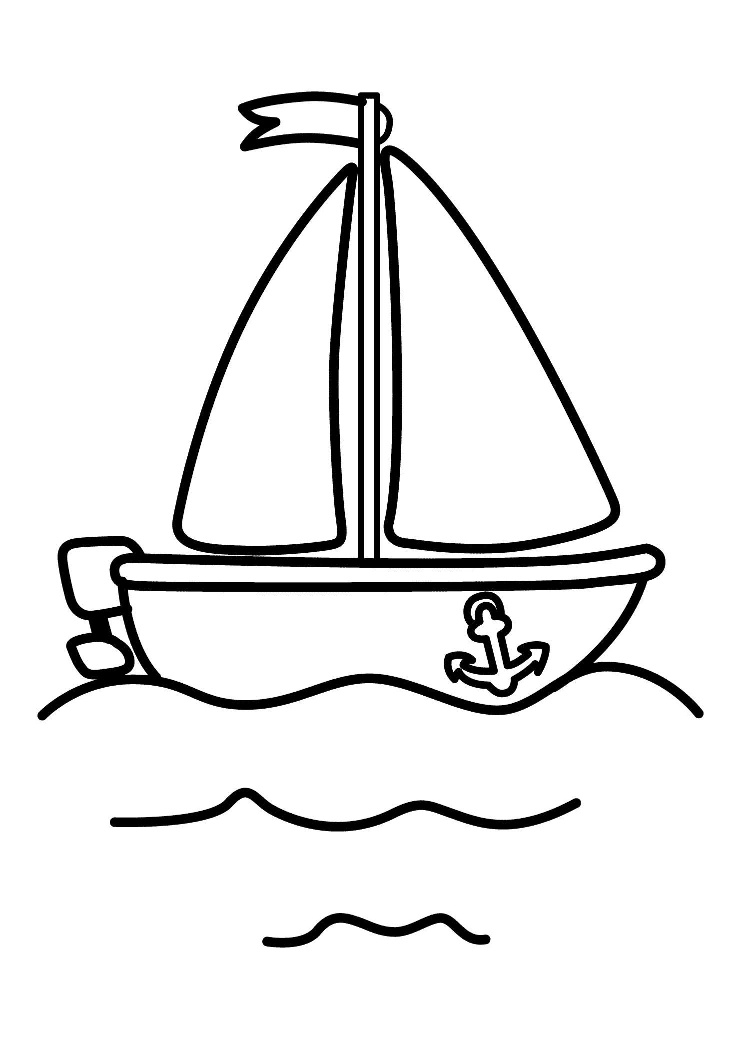 Pinshreya Thakur On Free Coloring Pages | Pinterest | Coloring - Free Printable Boat Pictures