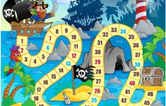 Pirate Board Game Printable Template | Free Printable Papercraft - Free Printable Board Games