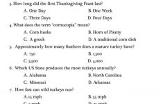 Play A Game | American Heritage Girls | Thanksgiving Facts - Free Printable Trivia Questions For Seniors