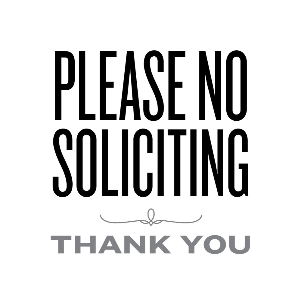 Please No Soliciting | Lemon Squeezy | Printables &amp;amp; Fonts - Free Printable No Soliciting Sign