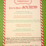 Poem You've Been Socked | The Holiday's | Pinterest | Christmas   You Ve Been Socked Free Printable