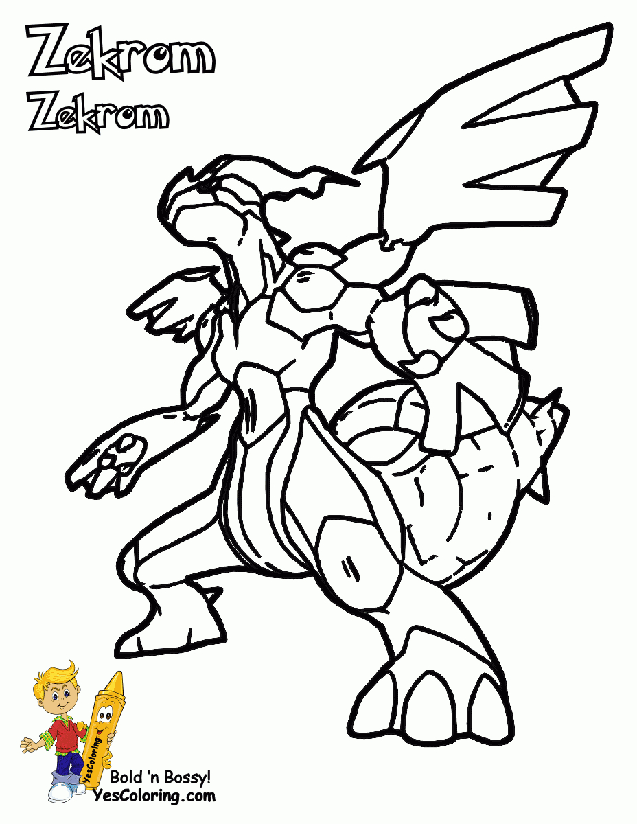 Pokemon Black And White Printable Colouring Pages At Coloring | Kph - Free Printable Coloring Pages Pokemon Black White