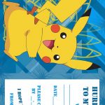Pokemon Coloring Pages: Birthday Party Invitation Free And Printable   Free Printable Pokemon Birthday Invitations