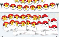 Pokémon Go: Pokébanner Free Printable Birthday Banner - Free Printable Pokemon Pictures