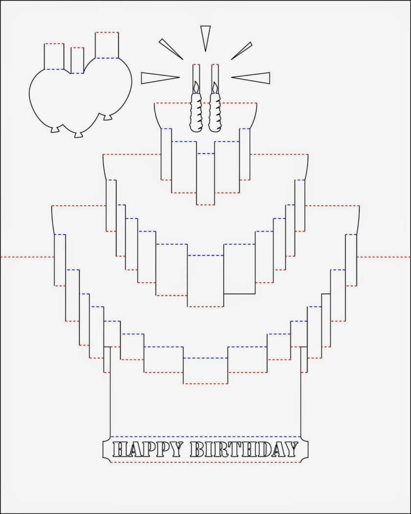 Pop Up Birthday Card Template | My Birthday | Pop Up Card Templates - Free Printable Birthday Pop Up Card Templates