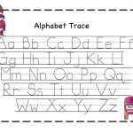 Pre K Letter Tracing Worksheets A With Pre Kindergarten Alphabet   Free Printable Alphabet Worksheets For Kindergarten