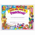 Preschool Certificate Templates Awesome Free Printable Preschool   Free Printable Children&#039;s Certificates Templates