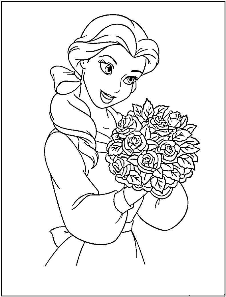 Princess Coloring Pages Printable | Disney Princess Coloring Pages - Free Printable Princess Coloring Pages
