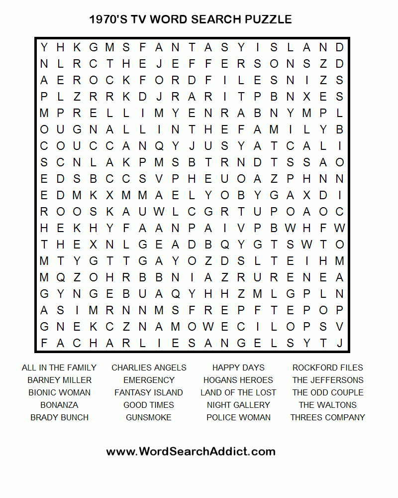 Free Printable Word Search Puzzles Adults Large Print Free Printable Word Search Games For 