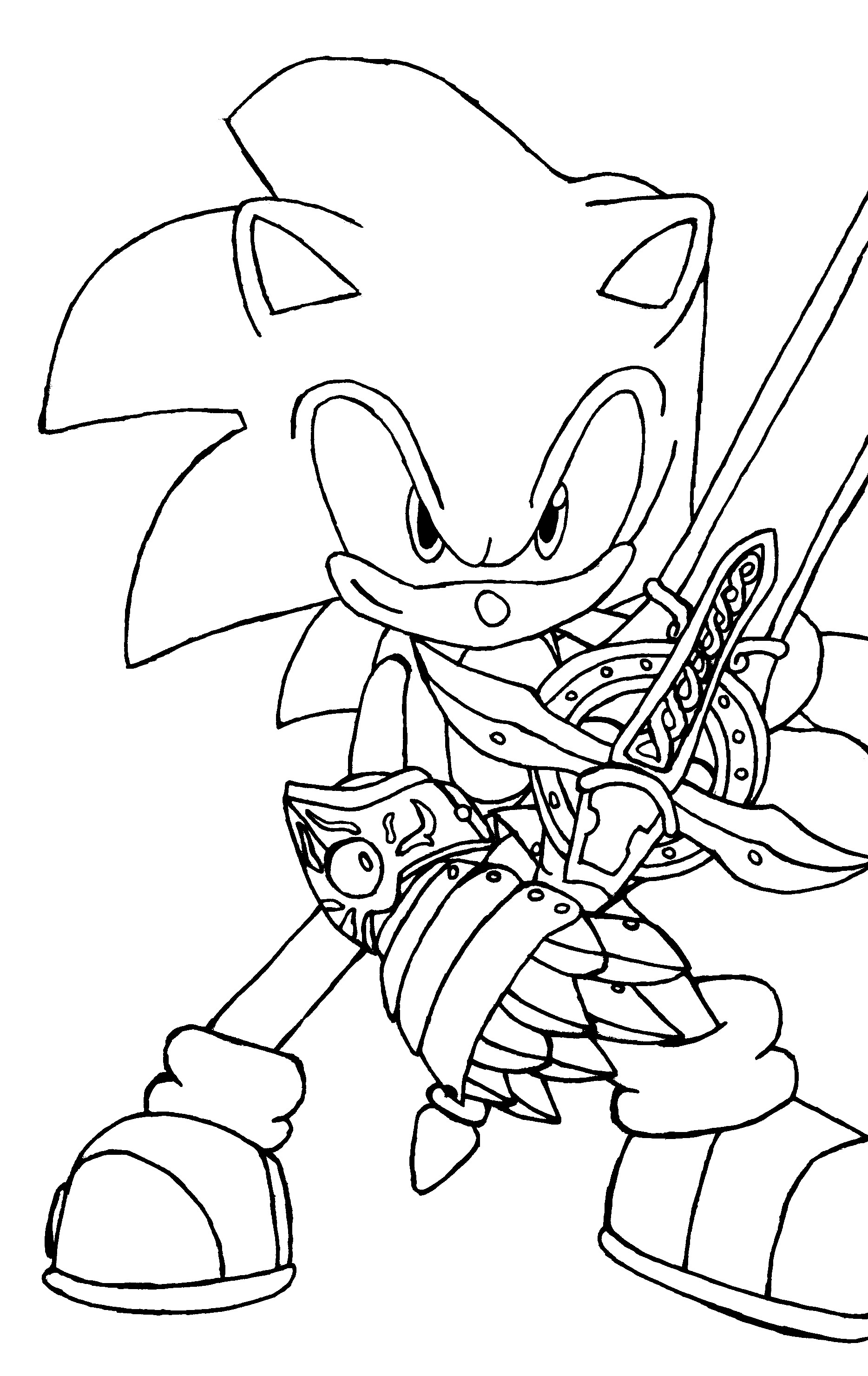 Print Pictures Of Sonic | Sonic The Hedgehog Coloring Pages Free - Sonic Coloring Pages Free Printable