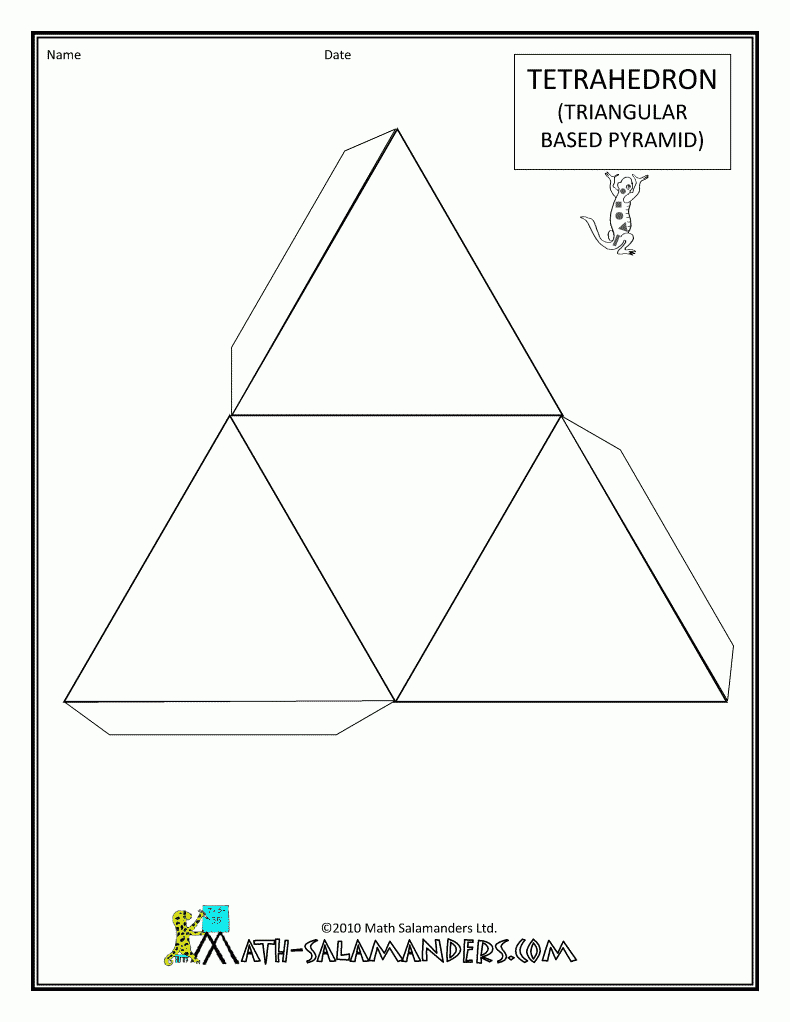 Printable 3D Shapes Free | Teaching Shapes, Patterns And Graphs - Free Printable Geometric Shapes