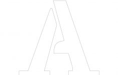 Printable 6 Inch Letter Stencils A-Z | Free Printable Stencils - Free Printable Letters Az