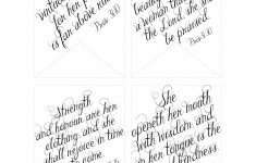 Printable Bible Verses: Proverbs 31 Tags - Free Pretty Things For You - Free Printable Scripture Verses