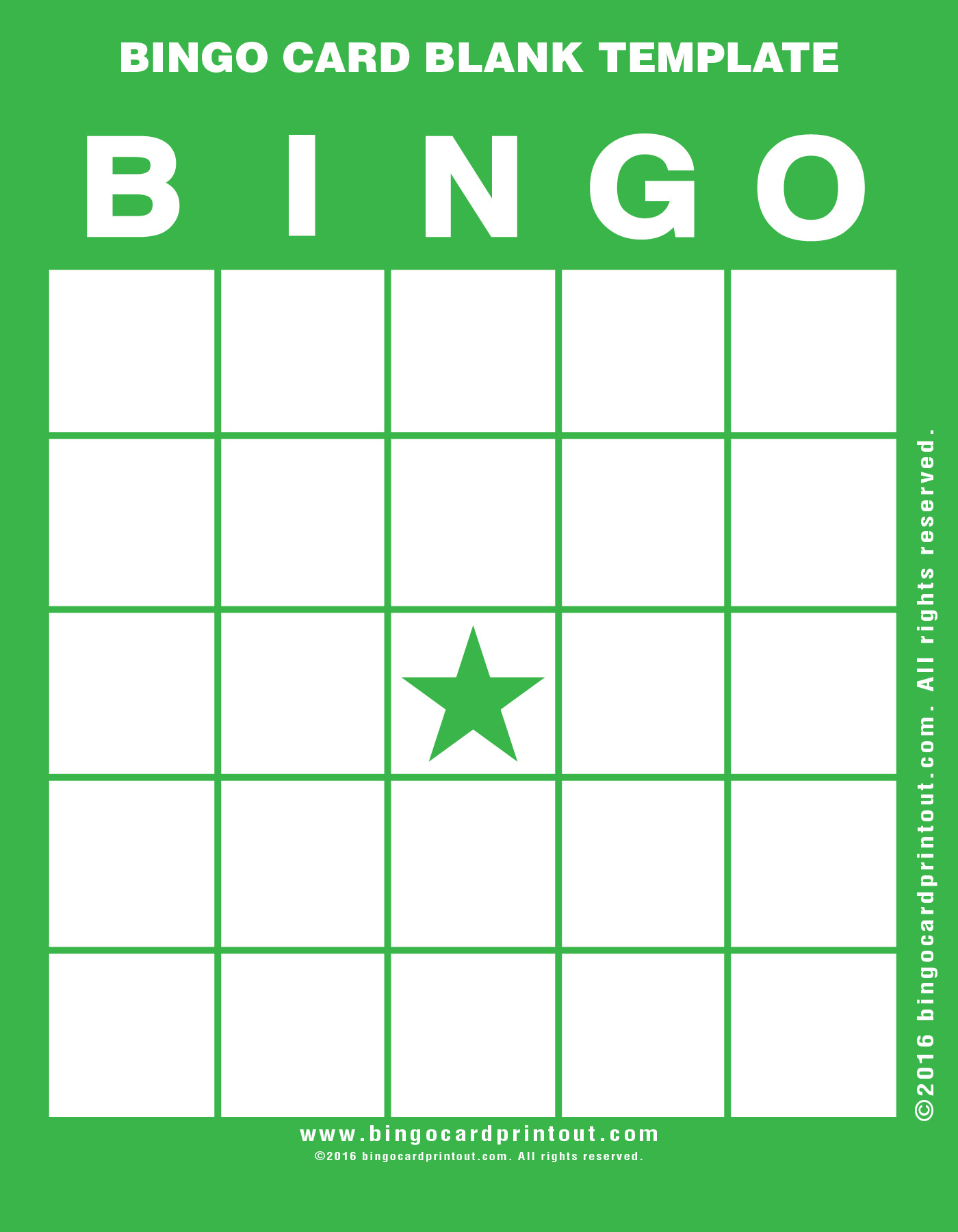 Printable Bingo Cards Template | Download Them Or Print - Printable Bingo Template Free
