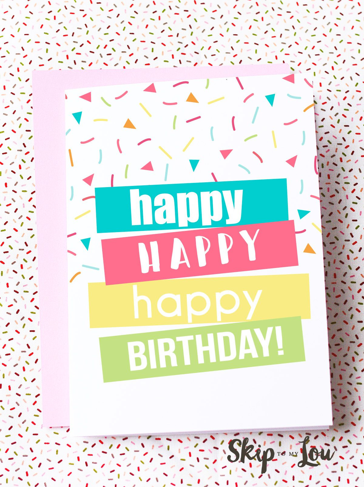 Printable Birthday Cards | Getting Crafty &amp;amp; Diy | Cards, Birthday - Free Printable Birthday Cards For Wife