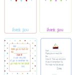 Printable Birthday Thank You Cards   | Printables & Fonts   Free Printable Thank You Notes