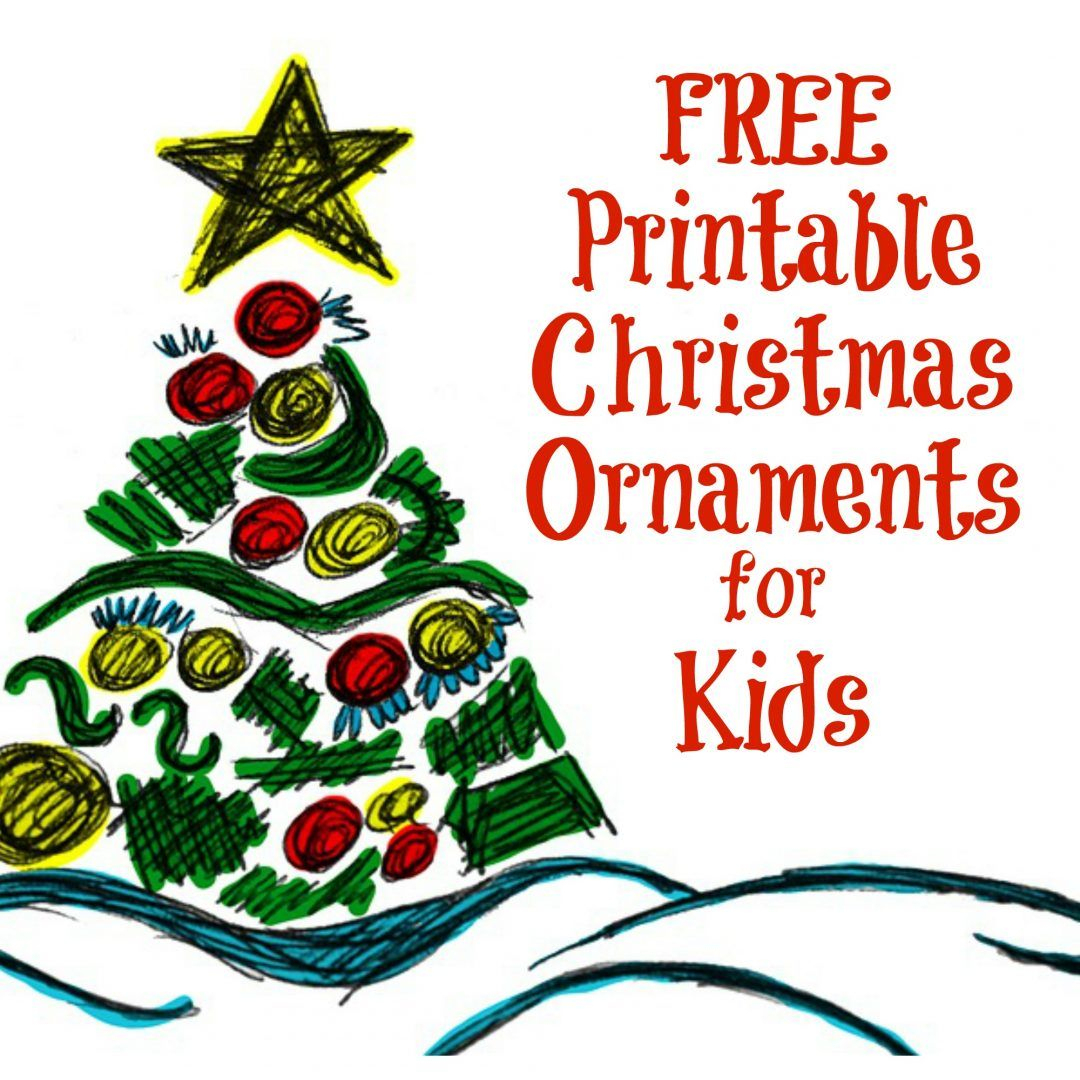 Printable Christmas Ornaments For Kids | Free Printables | Pinterest - Free Printable Christmas Decorations