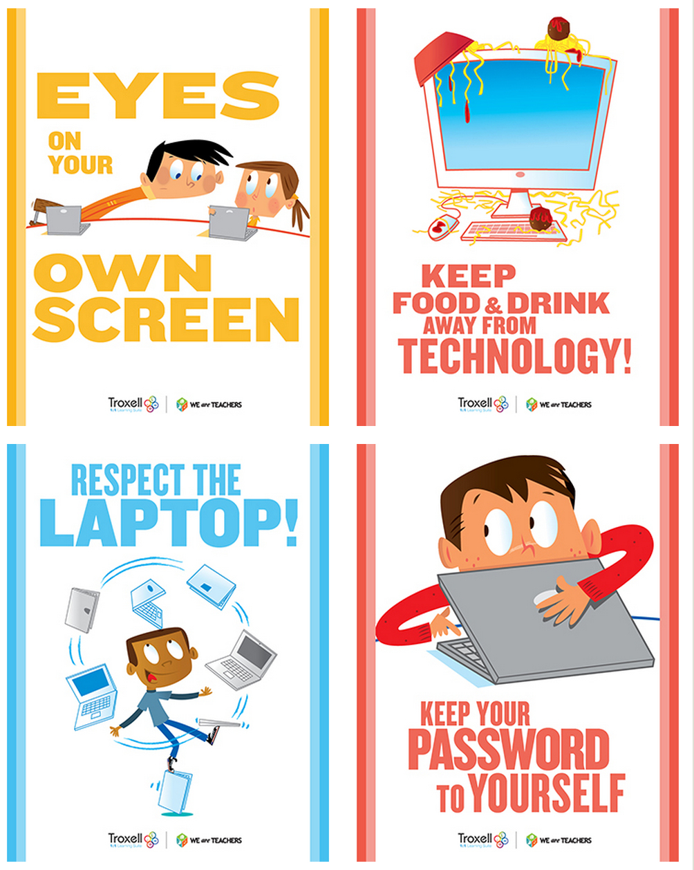 Printable Computer Lab Rules | Www.topsimages - Free Printable Computer Lab Posters