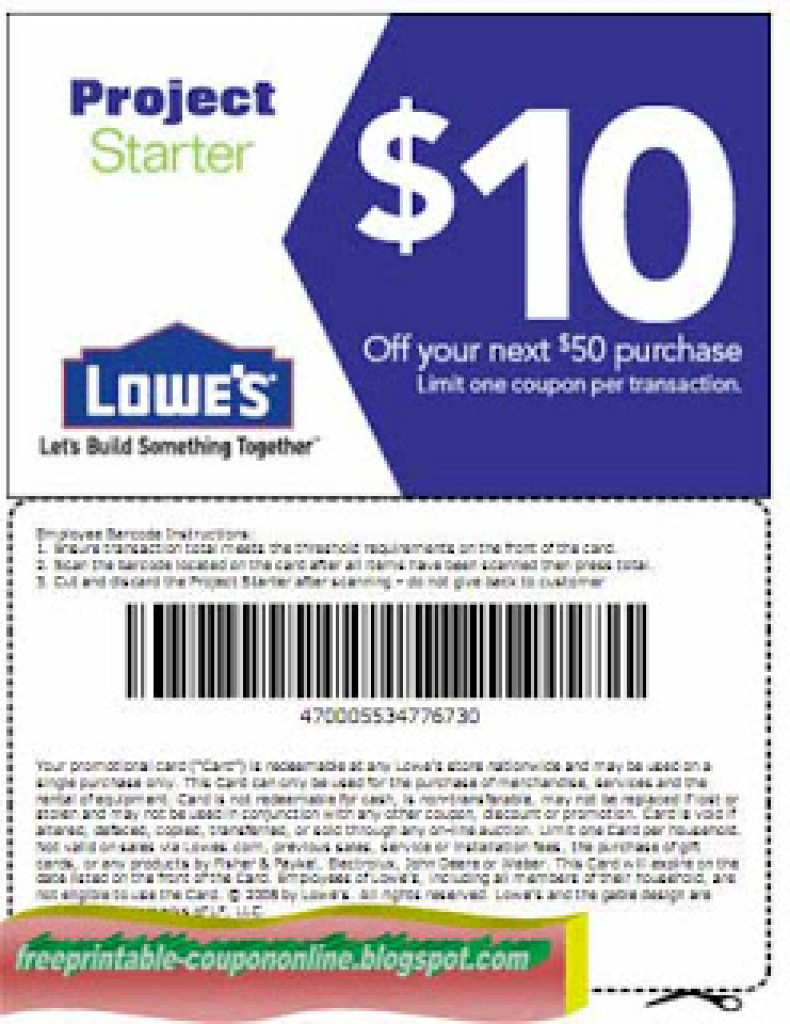 Lowes Coupon Printable Free Free Printable