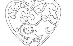 Printable Design Patterns | Fancy Valentines Day Heart | Free Craft - Scroll Saw Patterns Free Printable