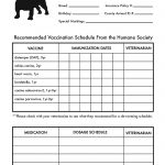 Printable Dog Shot Record Forms | Dog Shot Record | Dog Shots, Dog   Free Printable Pet Health Record
