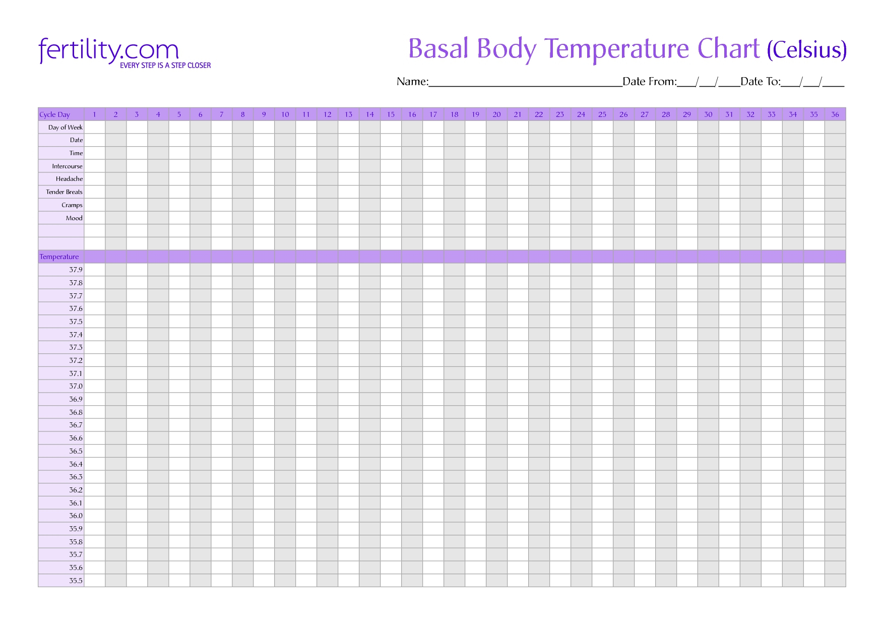 Printable Fertility Chart | Online Calendar Templates - Free Printable Fertility Chart